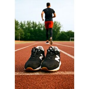 New Balance 515 Shoe Men 13 Black White Running Sneakers Casual Athletic Preppy*